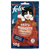 Felix Tasty Nuggets Adult Cat Treats With Beef & Lamb - 50G